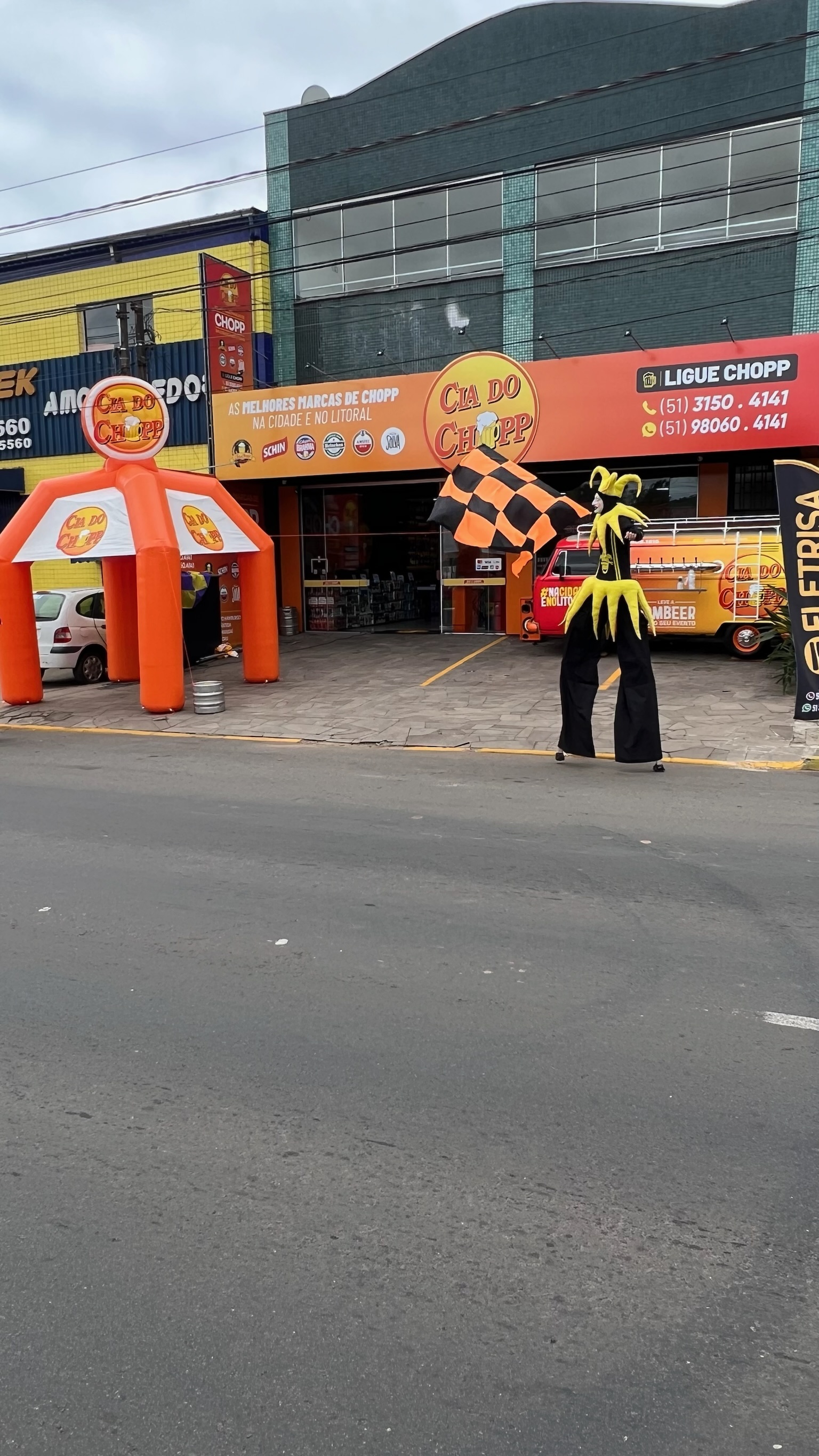 Loja Cia do Chopp com marcas de chopp